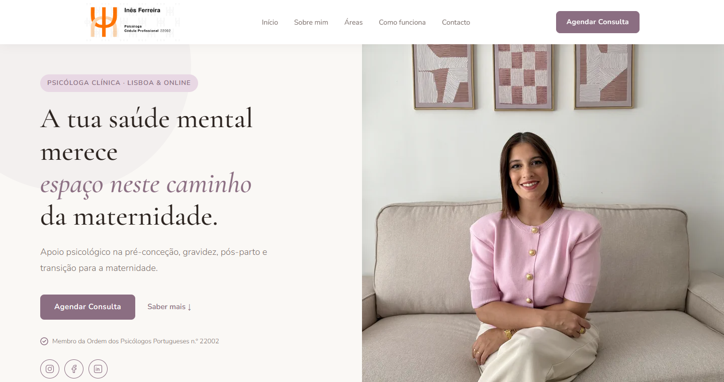 Site criado pela Mídia On: Inês Oliveira Ferreira